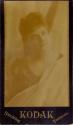 Advertising Card for Kodak Smoking Tobacco featuring female model