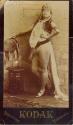 Advertising Card for Kodak Smoking Tobacco featuring female model