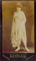 Advertising Card for Kodak Smoking Tobacco featuring female model