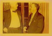 Harris Tuttle and colleague at reception