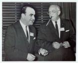 Harris Tuttle smoking cigar with superimposed Al Capone