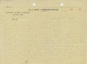 Roll Coating Department Correspondence