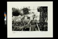 A member in her greenhouse - Dorothy Bartol