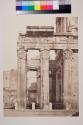 Side view of the Temple dedicated to Antoninus and Faustina. Roman Forum.