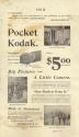 Advertisement for the Pocket Kodak Camera