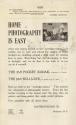 Advertisement for Pocket Kodak & Bulls-Eye Cameras