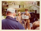 Behind-the-scenes photo of "This Old House" commercial