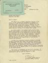 Letter from C.P. White to A.F. Sulzer