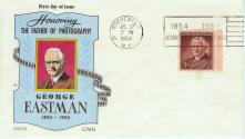 Envelope celebrating George Eastman's Centennial featuring an image of George Eastman