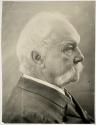 Profile of Elderly Man