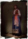 [Woman in folk costume, standing]
