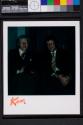 Andy Warhol and unidentified man