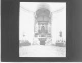 Interieur de la chapelle du Carmel, vue d'ensemble.