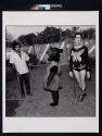 Gloria and Ravi the Animal Trainer with His Bear Gemini, Great Gemini Circus, Perintalmanna, India