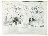 [Hiram W. Sibley, Emily Sibley Watson (back), James Sibley Watson Jr. (boy) and possibly Emily Jones (governess)]