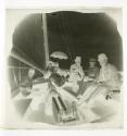 [Group on yacht, James Sibley Watson Sr. (on right)]