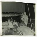 [Group on yacht, including Henry Danforth (without hat) and Edwina Danforth, James Sibley Watson Sr. (with pipe)]