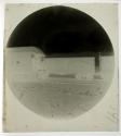 [Group on back platform of train (possibly trip to Mammoth Hot Springs, Yellowstone National Park)]