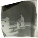[James Sibley Watson Sr. and stepson James G. Averell on deck of family yacht]