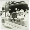 [Group on yacht: Elizabeth Sibley, James Sibley Watson Sr. (partially hidden), two undentified women, and James G. Averell]