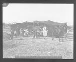 Bedouin Encampment in the Valley of Achor. Bedoiunen Beltlager. Campement des Bedouins.