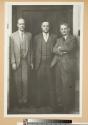 Dr. Mees and two other unidentified men