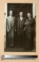 Dr. Mees and two unidentified men