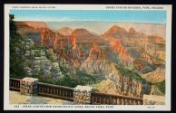 Grand Canyon from Union Pacific Lodge, Bright Angel Point
