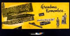 [Mock-up for "Grandma Remembers"]