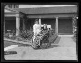 Maria Eastman in garden
