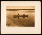 A Cree Canoe on Lac Les Isles