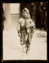 Salonika. Street urchin and motley garb.