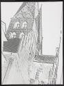 [Bas-relief of church (Marienkirche) in Lubeck, Germany]