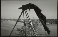 [The author's home-made super-telephoto camera with which he made his extreme telephoto shots of the city of Stockholm]