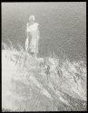 [Bas-relief figure in landscape]