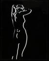 [Negative bas-relief nude study]