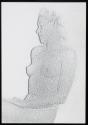 [Reticulated bas-relief nude study]
