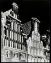 [Gothic houses in Wismar, Germany - negative print]