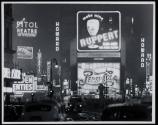 [Times Square at night]