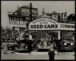 Used car lot, Seventh Avenue, New York