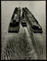 [Coal barges on the Hudson River]
