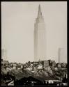[Empire State building seen from New Jersey at a distance of approximately 15 miles]