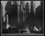 [Downtown Manhattan seen across the Hudson from Weehawken, New Jersey]