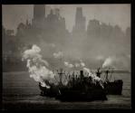 [Downtown Manhattan seen across the Hudson from Weehawken, New Jersey]
