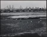 [Skyline of Midtown Manhattan, New York seen from New Jersey]