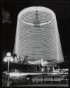 [New York, Coney Island amusement park, time exposure at night]