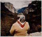 Woman with Scarf at Inspiration Point, Yosemite National Park