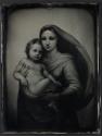 [Detail of Sistine Madonna by Raphael]
