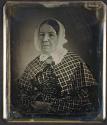 [Copy of a daguerreotype of a woman]