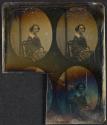 [Woman, uncut daguerreotype plate]
